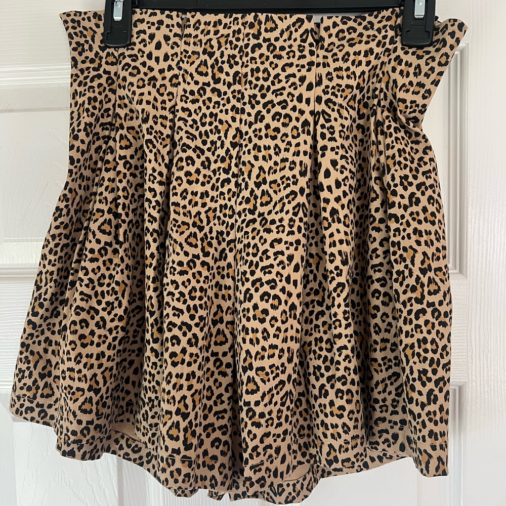 Leopard Print Women's shorts/skort